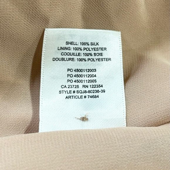 Aritzia Silk Le Fou Wilfred Mambo Dress‎ in Stockings Beige 2 - Picture 12 of 12